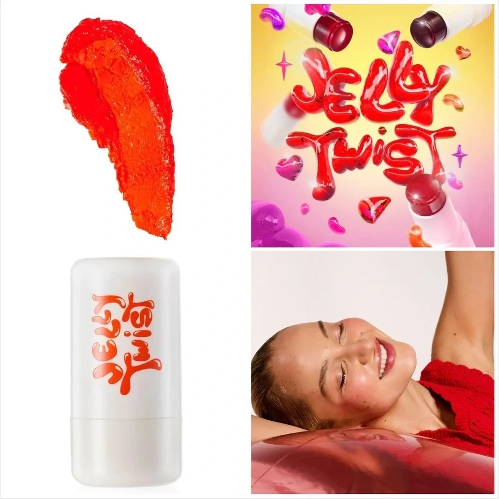 Lottie London Jelly Twist “Coral Crush” Lip & Cheek Stain NEW IN BOX